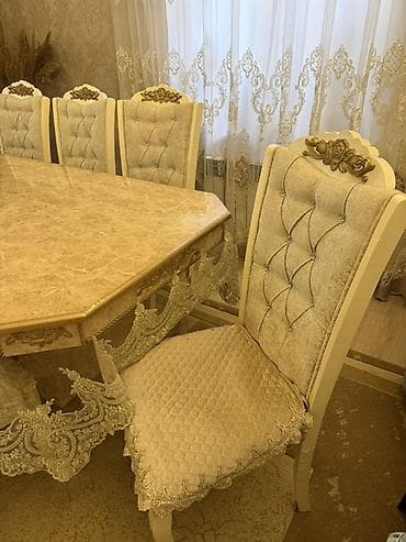 toxuma ip: Qonaq otağı üçün, Açılmayan, 8 stul — 1