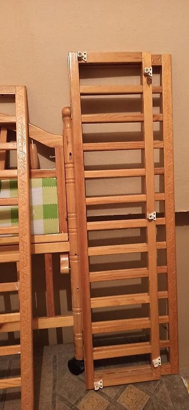 ucuz besik: Oğlan və qız üçün, Dördbucaq, Beşik, Matras ilə, Yellənmə mexanizmsiz — 2