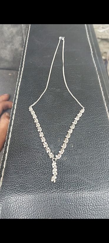 İtaliya istehsalı 925 ayar gümüş boyunbağı - Material: 925 sterling
