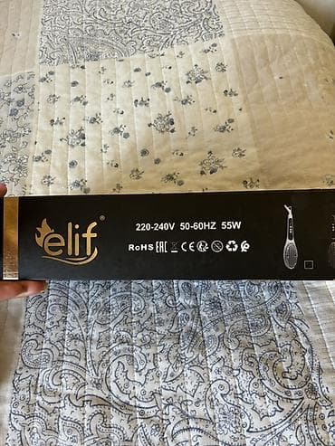 istiliy: Elif EL 641 – İonik saç düzləşdirici daraq Xüsusiyyətlər: - Maksimum — 4