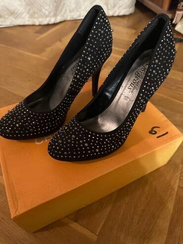 женские золотистые туфли: Туфли, Размер: 39, Новый — 1