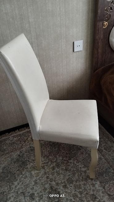 Qonaq otağı üçün, rəng - Ağ Stul