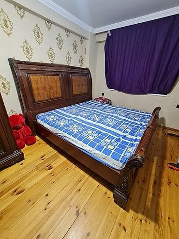 yataq carpayisi: İşlənmiş, İkinəfərlik çarpayı, Bazasız, Matras ilə, Siyirməsiz, Rumıniya — 1