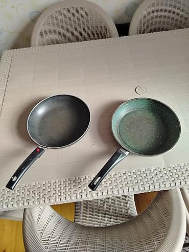 Комнатные растения: Сковородка, цвет - Черный, Алюминий — 1