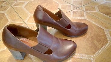 Tuflilər, Ölçü: 36.5, rəng - Qəhvəyi, İşlənmiş