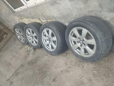 mersedes disk teker: 4 ədəd yüngül lehimli disk və şin komplekti. 225 /55 /16 təkərlərde — 2