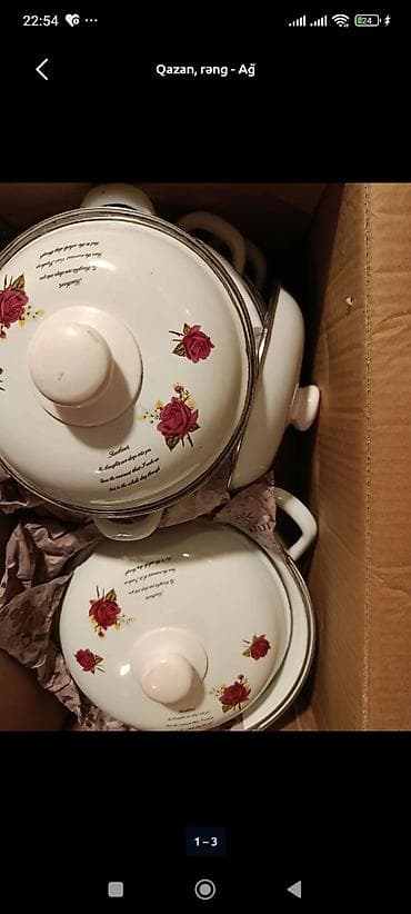 açar nabor: Qazan, rəng - Qara, Qranit — 2