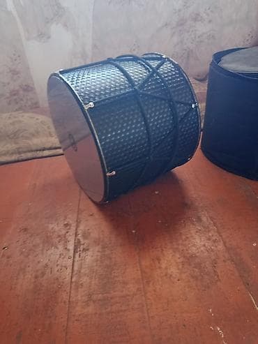 saz cantası: Alüminium gövdəli nağara (bass davul) və çantası - Çap: təxmini 18–20 — 6