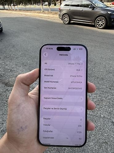 телефон fly selfie 1: IPhone 15 Pro, 128 ГБ, Графит, Face ID — 1