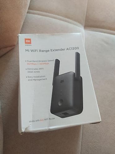 ucuz modem: Xiaomi Mi WiFi Range Extender AC1200 - İki zolaqlı (Dual-Band) sürət — 1