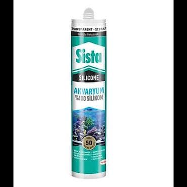 Sista Aquarium Silicone – 100% silikon, şəffaf - Akvariumlar üçün