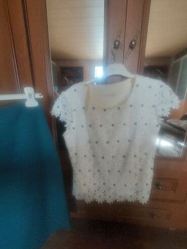 гипюровые женские костюмы: Qadın geyim dəsti – 4 parçadan ibarət 1) Boz rəngli midi don - Yumşaq — 8