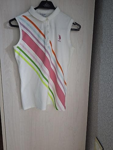 Мужское поло, U.S. Polo Assn, XS, цвет - Белый — 4
