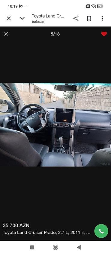 multi sukan: Toyota Land Cruiser Prado: 2.7 l | 2011 il Ofrouder/SUV — 4