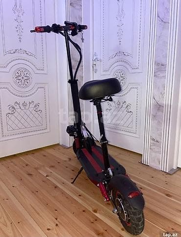 Güclü elektrikli skuter - İki parlaq ön fənər və arxa stop işığı – — 7