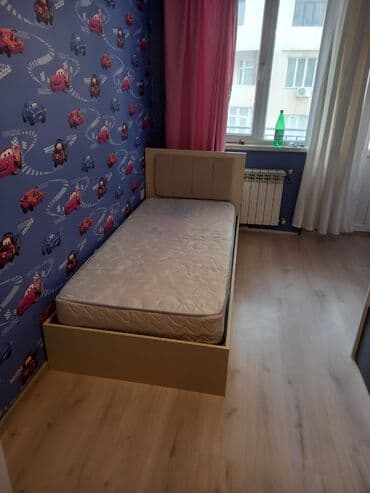 İşlənmiş, Təknəfərlik çarpayı, Bazalı, Matras ilə, Siyirməsiz, Azərbaycan — 2