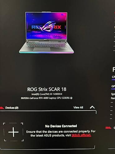 fury ssd: İşlənmiş ASUS ROG, 18 ", Intel Core i9, 1 TB, Ünvandan götürmə, Pulsuz çatdırılma, Ödənişli çatdırılma — 7