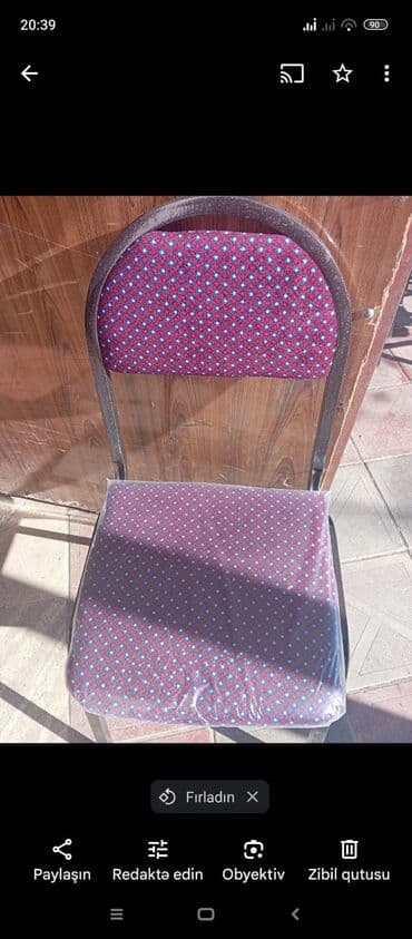 stol və stul dəstləri: Yeni, Sadə stul, Metal, Azərbaycan — 2