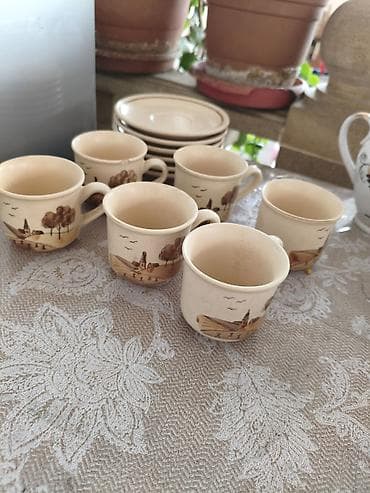 balaca limonun adi: Çay dəsti, rəng - Bej, Keramika — 1