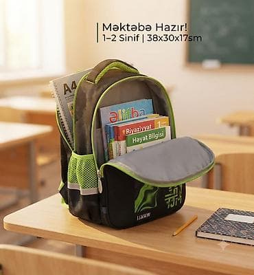 çanta mektebli: Məhsul: Uşaq məktəb çantası – “FOOTBALL” dizaynı, LIVEST - Rəng — 5