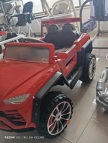 uşaq maşnı: Uşaq üçün elektrikli minik maşını – qırmızı rəng Xüsusiyyətlər: - SUV — 3