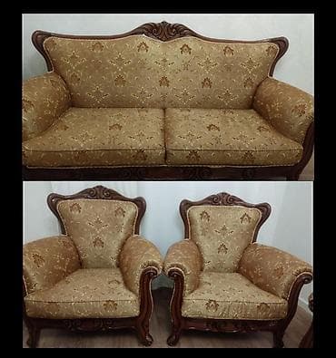 İşlənmiş, Divan, 2 kreslo