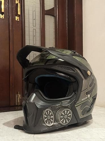 yamaha mator: Axxis “Hunter Toxic” motosiklet dəbilqəsi.Tezedi.M razmer.Cuzi endirim — 3