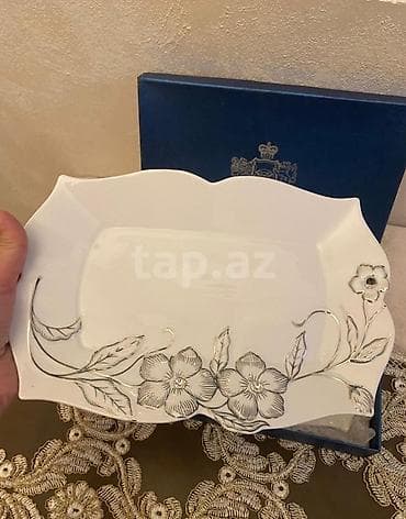 solfet qabı: Qutu dəstində porselen süfrə qabı. 050-450-97-55 çatdırılma edirik - — 2