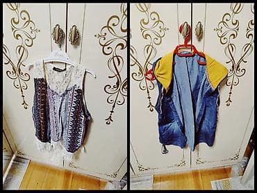 uzun jilet: Jilet, rəng - Mavi — 1