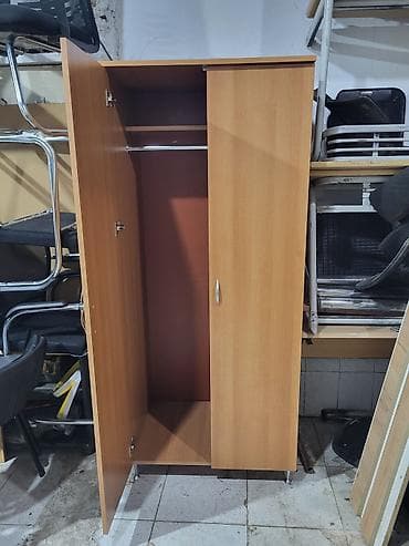 parca skaf: İşlənmiş, 2 qapılı, Qəhvəyi, Açılan, Düz dolab — 3
