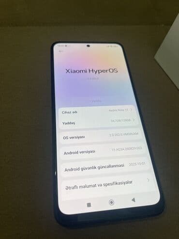 Lixiang: Redmi Note 12, 128 GB, rəng - Mavi, Düyməli, Sensor, Barmaq izi — 3