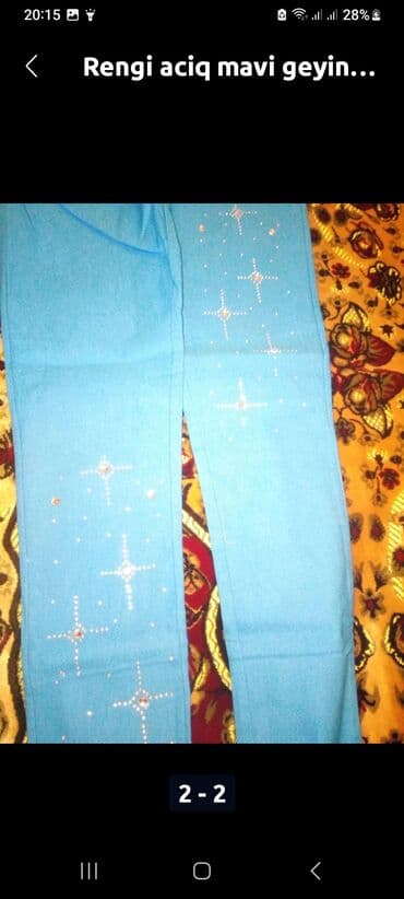 şalvar modelleri 2022: Qız üçün, 12 - 14 yaş — 2