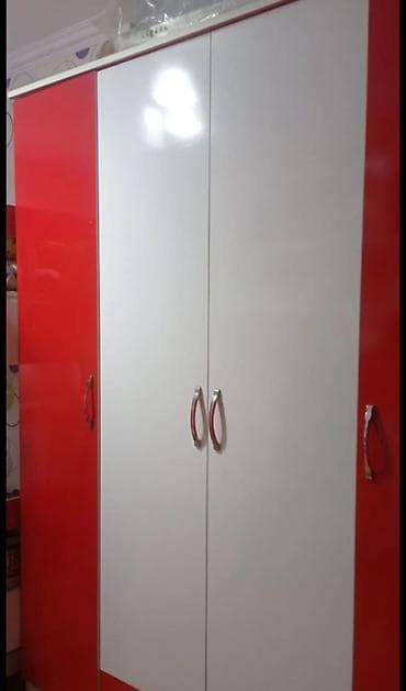 qab iskafi: 4 qapılı, Rəngli, Digər material, Açılan, Düz dolab — 1