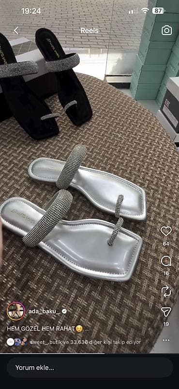 Ölçü: 40, rəng - Gümüşü, Yeni