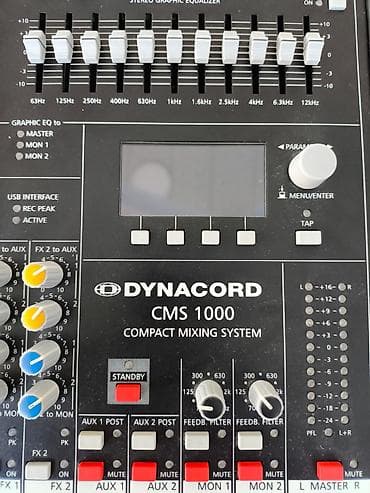 Dynacord CMS 1000 – kompakt mikser sistemi - 10 mono mikrofon/line at lalafo.az Dynacord CMS 1000 – kompakt mikser sistemi - 10 mono mikrofon/line