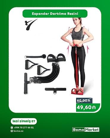 bas gitara: Espander Dartılma Rezini – çoxfunksiyalı fitness dəsti - Evdə və açıq — 1