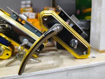 ev ucun qapilar: Qapı üçün mexaniki kilid dəsti - Dəstəkli qapı kilidi: iki tərəfli — 1