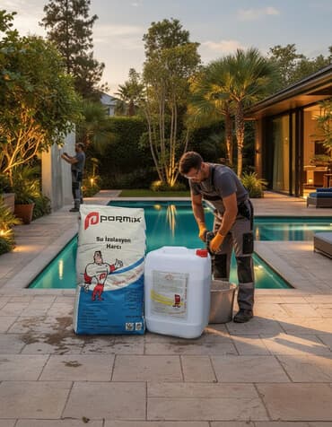 hamam vannasi olculeri: Pormix su izolyasiya sistemi - Məhsul: “Pormix Su İzolasyon Harcı” — 1