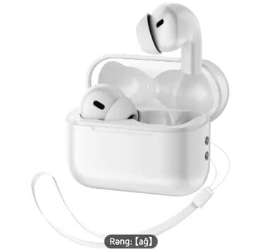 Yeni Simsiz (Bluetooth) Qulaqcıqlar, rəng - Qara