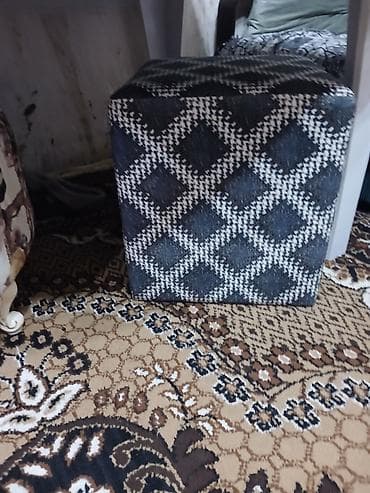 taburetka satilir: Pufik oturacaq, Parça, rəng - Boz — 1