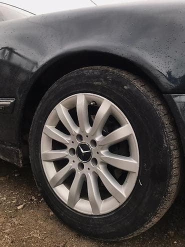 disk ve teker type 1: Mercedes-Benz R16 orijinal yüngül lehimli disk və təkərbarter var — 1