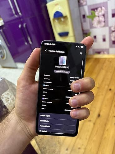 ssd 256: Samsung Galaxy S21, 256 GB, rəng - Bənövşəyi, Face ID — 3
