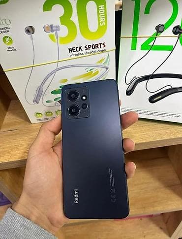 philips xenium 9@9d: Redmi Note 12, 128 GB, rəng - Qara, Sənədlərlə — 1