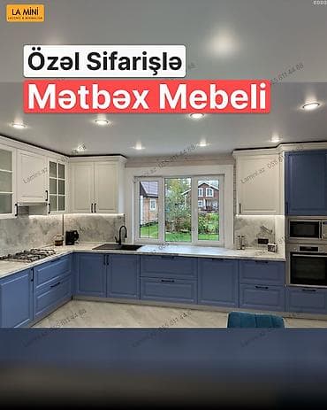 Özəl sifarişlə mətbəx mebeli – modern və klassik üslubda fərdi