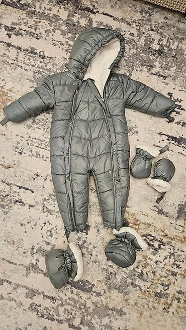 geyimleri: 1 - 2 yaş uşaq üçün kombinezon yasıl rəng, oğlan, qız fərqi yoxdu hər — 1