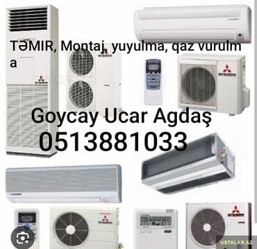 kreditle soyducu: Kondisioner Təmirə ehtiyacı var, 40-45 kv. m, Split sistem, Kredit yoxdur, Pulsuz quraşdırılma — 1