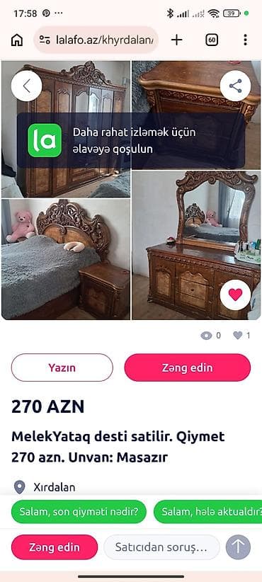uşaq yemek: MilXadunka qiymeti 30man yaxwi veziyyetde az iwlenib unvan Hezi — 2