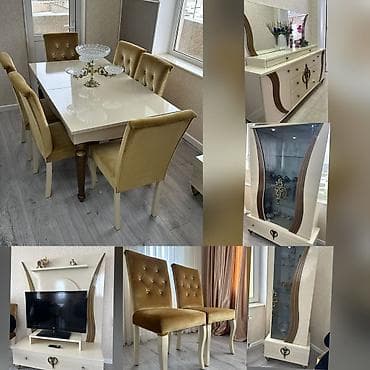 İşlənmiş, Komod, Masa və oturacaqlar, Servant