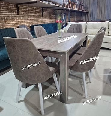 ucuz stullar: Dördbucaq masa, Qonaq otağı üçün, 6 nəfər, Açılmayan, Azərbaycan, Zəmanətli — 4