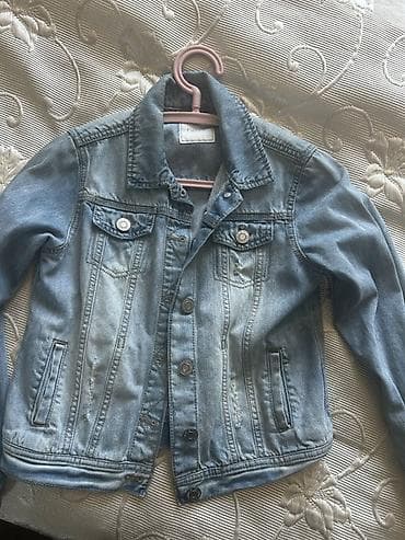 NEXT markalı uşaq cins gödəkçə - Material: 100% denim (cins), mavi